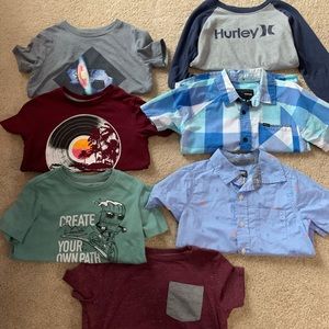 Boys Lot of Shirts Size 6/7